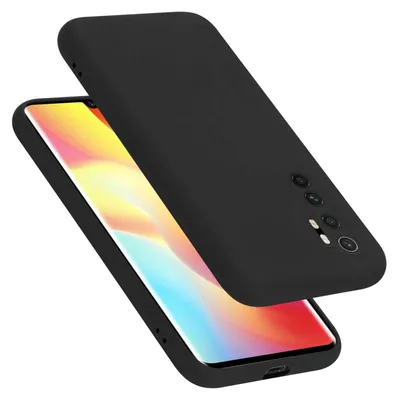 A black phone case is shown on a white background, with the phone inside the case visible.