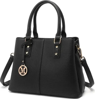Produktbild von Miss Lulu Damen Handtasche Henkeltasche Kunstleder Schultertasche Vintage Hobo Tasche