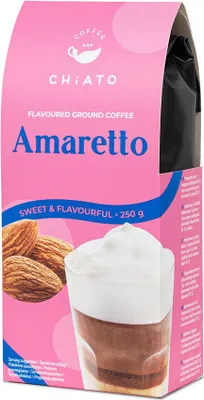 Produktbild von Gemahlener Kaffee mit Amaretto-Geschmack CHiATO Amaretto, 250 g