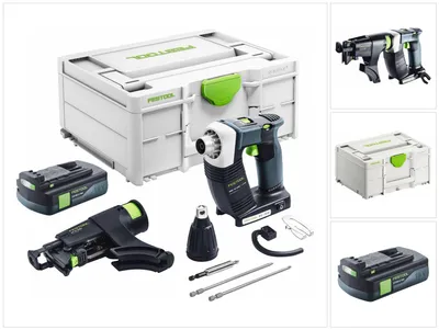 Immagine prodotto di Festool DURADRIVE DWC 18-4500 Avvitatore a batteria per edilizia 18 V 14 Nm brushless + 1x batteria ricaricabile 3,0 Ah + systainer - senza caricabatterie