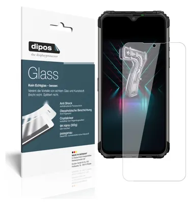 Obrázok produktu pre 2x ochranná fólia pre Ulefone Armor 7 - Anti-Shock 9H fólia dipos Glass plastové sklo