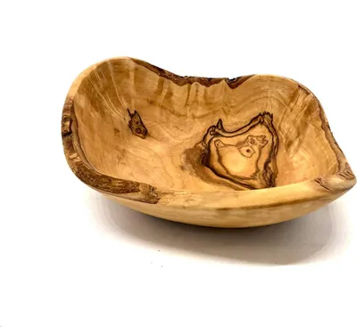 Produktbild von Rustikale Olivenholz-Schale – oval & natürlich – 2er Set