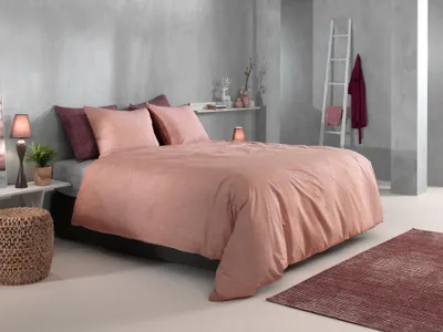 Productafbeelding van Linnen beddengoed, kleur: oudroze
