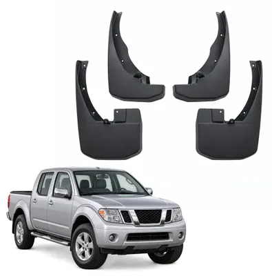 Image de Bavettes Garde-Boue Jeu De 4 Pcs Pour Nissan Navara 2005-2015 4pcs