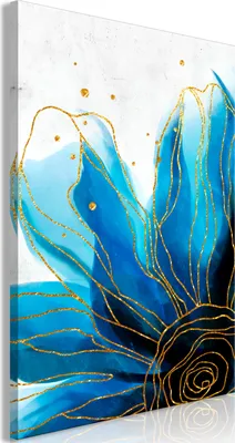 Produktbild von Vlies Leinwandbild - Enchanted Flower (1 Part) Vertical 40x60 cm Blumen b-A-10155-b-a
