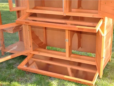 Obrázek produktu pro nanook venkovní králíkárna XXL pro morčata, pro 2 králíky, voliérová síť, odolná proti povětrnostním vlivům, jumbo 138 x 48 x 109 cm