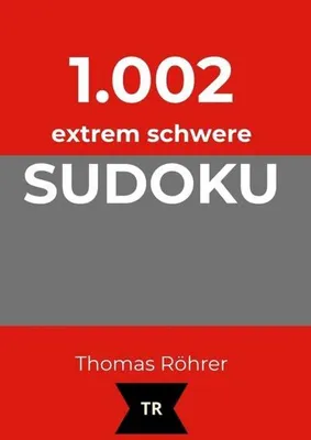 Produktbild von 1.002er Sudoku extrem schwer
