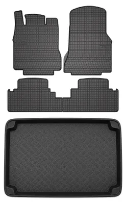 Immagine prodotto di Tappetini gomma SolidPRO + bagagliaio per Mercedes-Benz Classe A W168 1997-2004