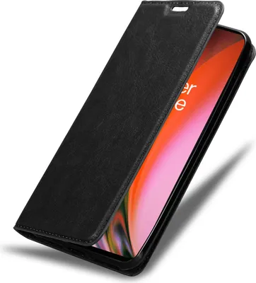 Produktbild von Cadorabo Hülle für OnePlus Nord 2 5G Schutz Hülle in Schwarz Handyhülle Etui Case Cover Magnetverschluss