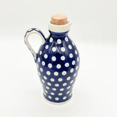 Produktbild von Ölspender Elegante Olivenölflasche aus Bunzlauer Keramik