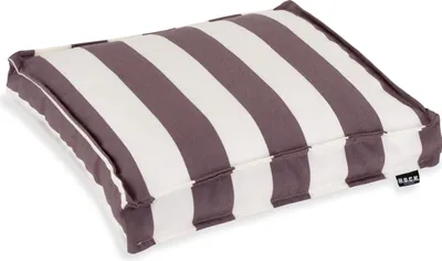 Produktbild von H.O.C.K. Classic Streifen Outdoor Sitzkissen 40x40x5cm brombeer