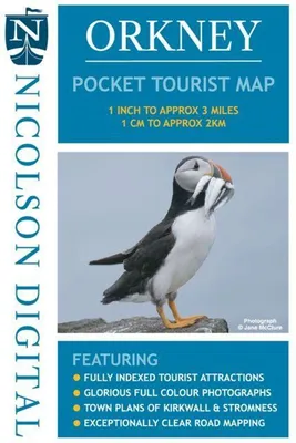 Produktbild von Nicolson Orkney Pocket Tourist Map