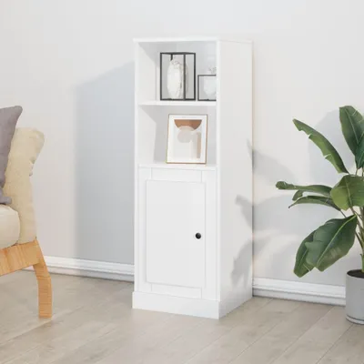 Produktbild von vidaXL Highboard Hochglanz-Weiß 36x35,5x103,5 cm Holzwerkstoff