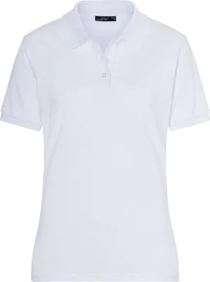 Produktbild von James & Nicholson Damenpoloshirt Classic, Gr. M,weiß