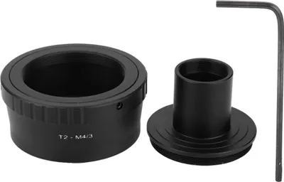 Obrázek produktu pro Kovový adaptérový kroužek 23,2 mm pro okulár mikroskopu s bajonetem T pro bezzrcadlový fotoaparát Olympus M4/3