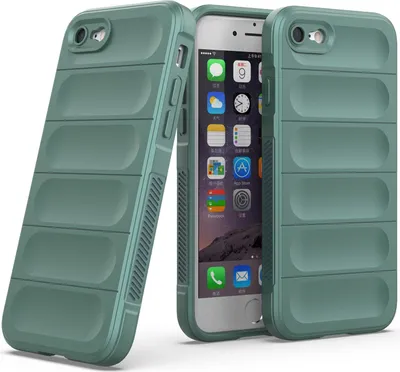 Obrázek produktu pro iPhone SE 2022 Pouzdro, Měkké TPU Silikonové Nárazuvzdorné Ochranné Pouzdro pro iPhone SE 2022/SE 2020/ 8 / 7 zelené
