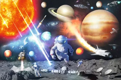 Produktbild von Maxiposter Space Fantasy 91,5x61 cm