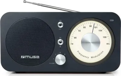 Obrázek produktu pro Muse M-095 BT, Cestovní, FM, 88 - 108 MHz, 5 W, Černá, Otočné