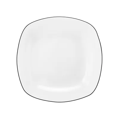 Produktbild von Seltmann Weiden Suppenteller eckig 21 cm Lido Black Line 001.750529