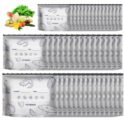 Immagine prodotto di Solidchoice - 45 sacchetti riutilizzabili in alluminio per la conservazione degli alimenti
