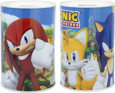 Produktbild von Sonic Knuckles Kinder XL Spardose Sparschwein aus Weißblech 1000 ml