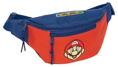 Produktbild von Safta Super Mario 23x12x9 Cm Gürteltasche Orange,Blau  Kinder Orange,Blau One Size