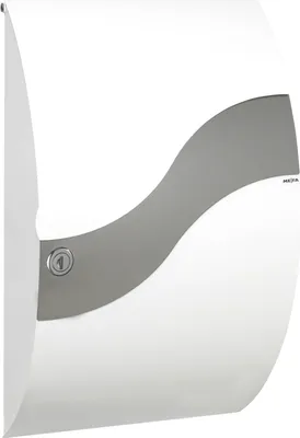Produktbild von MEFA Briefkasten Wave 630 weiß Edelstahl Einwurfklappe Briefbox Wandbriefkasten