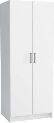 Produktbild von Masseno Drehtürenschrank ZEFIRO 75/192,5/54 cm 2-türig Schlafzimmer Schrank Kleiderschrank Weiß