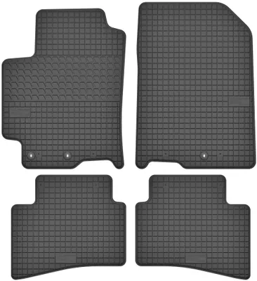 Imagen del producto de Alfombrillas de goma para Kia Rio IV / Stonic 2017-2023 / desde 2017 (hatchback/crossover) – juego de 4 piezas, negras, a medida