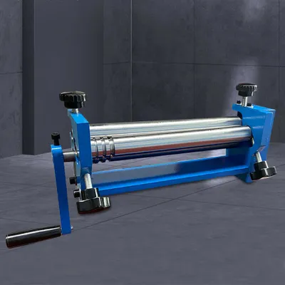 Zdjęcie produktu dla 3-rolkowa giętarka do blachy okrągłej Ręczna giętarka do blachy Giętarka rolkowa Średnica gięcia 30 mm