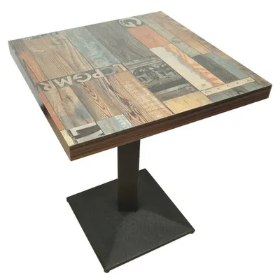 Produktbild von Bartisch Stehtisch 60x60x75 cm MDF wetterfest