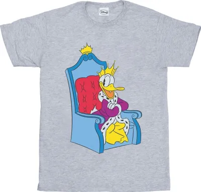 Image de Disney - "Donald Duck King Donald" T-shirt pour homme BI40586 (M) (Gris)