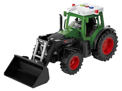 Produktbild von Wiky Vehicles Spielzeug Traktor mit Licht und Sound 27 cm Schwungradantrieb
