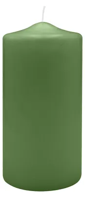 Produktbild von Spitzkopf Stumpen Kerzen Grün 20 x Ø 9 cm, 6 Stück