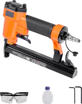 Obrázek produktu pro SucceBuy pneumatická hřebíkovačka, pneumatická sponkovačka pro jemné drátěné sponky řady 71, korunka 9,1 mm, délka 4-16 mm, 70-110 PSI, hřebíkovací pistole pro dřevoobrábění, čalounění a kutilské projekty