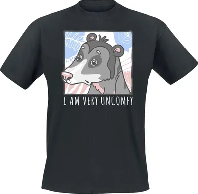 Produktbild von Tierisch T-Shirt Herren Uncomfy schwarz 3XL