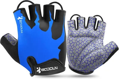 Productafbeelding van Fitnesshandschoen Vingerloze Fietshandschoenen Uniseks, Ademend en Gevoerd, Antislip Grip, voor MTB en