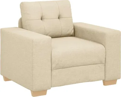 Immagine prodotto di vidaXL Poltrona divano Crema 100x78x80 cm Tessuto