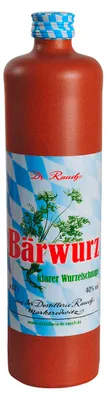 Image de Dr. Rauch Bärwurz Urbayrischer klarer Wurzelschnaps (Racine d'ours bavaroise) Pichet en terre cuite 700ml