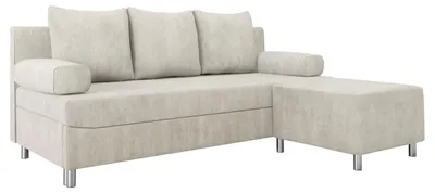 Produktbild von MIRJAN24 Schlafsofa Dover mit Bettkasten und Schlaffunktion, Bettsofa, Couch vom Hersteller (Sofa mit Polsterhocker, Farbe: Lumo 55)