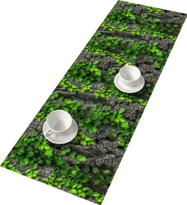 Produktbild von BERTONI Filz Tischläufer, Tischdecke mit Muster Bank Tischdekoration CREEPER 115x40 cm