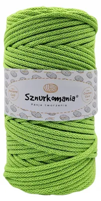 Produktbild von Sznurkomania Baumwollschnur 5mm 100m Makramee Limette