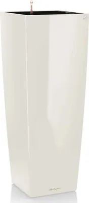 Obrázek produktu pro Lechuza Samozavlažovací květináč Cubico Premium Alto průměr 40 cm, výška 105 cm, bílá