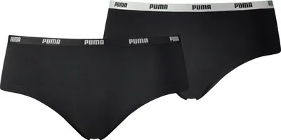 Produktbild von Puma 2er Pack Iconic Damen Hipster black XS