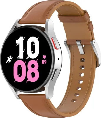 Produktbild von Bizon Strap Uhr Casual Samsung Galaxy Watch FE/7/6/6 Classic/5/5Pro/4/4 Classic hellbraun