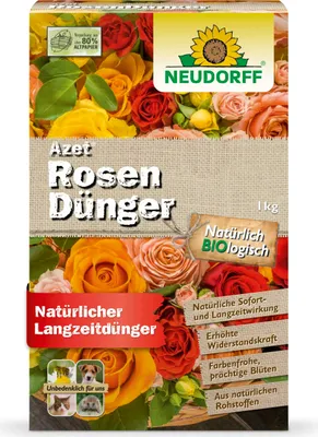 Produktbild von Neudorff  - Azet RosenDünger 1 kg mit 100 Tagen Langzeitwirkung