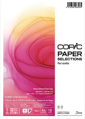 Image de Bloc-notes A4 COPIC Alcohol Ink Art Paper, 10 feuilles Sharp Finish