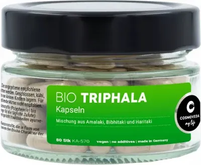 Produktbild von Cosmoveda - Triphala Kapseln - 80 Stück