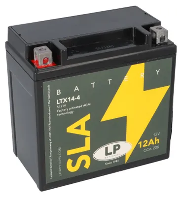 Image de Batterie AGM SLA 12V 12Ah pour moto Batterie de démarrage MS LTX14-4