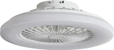 Produktbild von Lindby LED-Deckenventilator Vedin, weiß, DC, Ø 49 cm, CCT